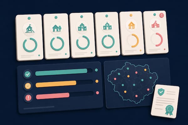 Local authority overview dashboard